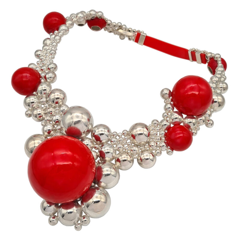 Joana Vasconcelos: Collier „Extravaganza (red)" 