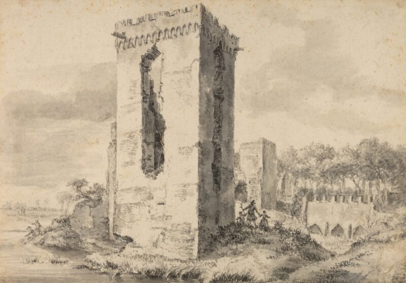 Die Ruinen von Schloss Egmond